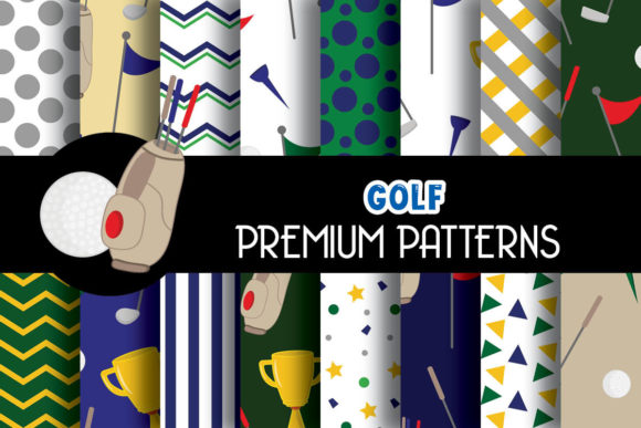 Download Golf Sports Digital Papers Patterns - Premium Resources