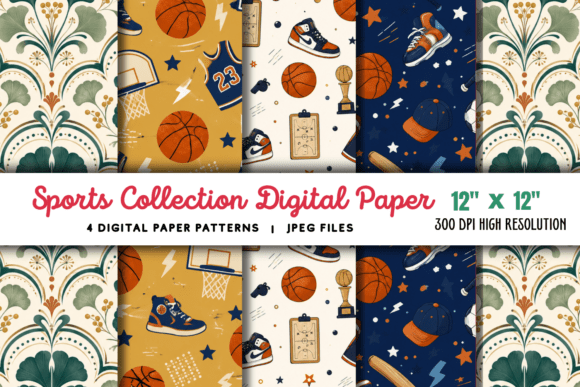 Download Sports Collection Digital Paper 1 - Premium Bundle