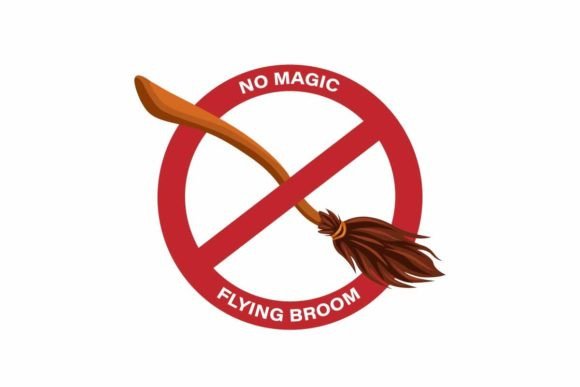 Download No Magic Flying Broom Witch Transport - Flying broom Collection